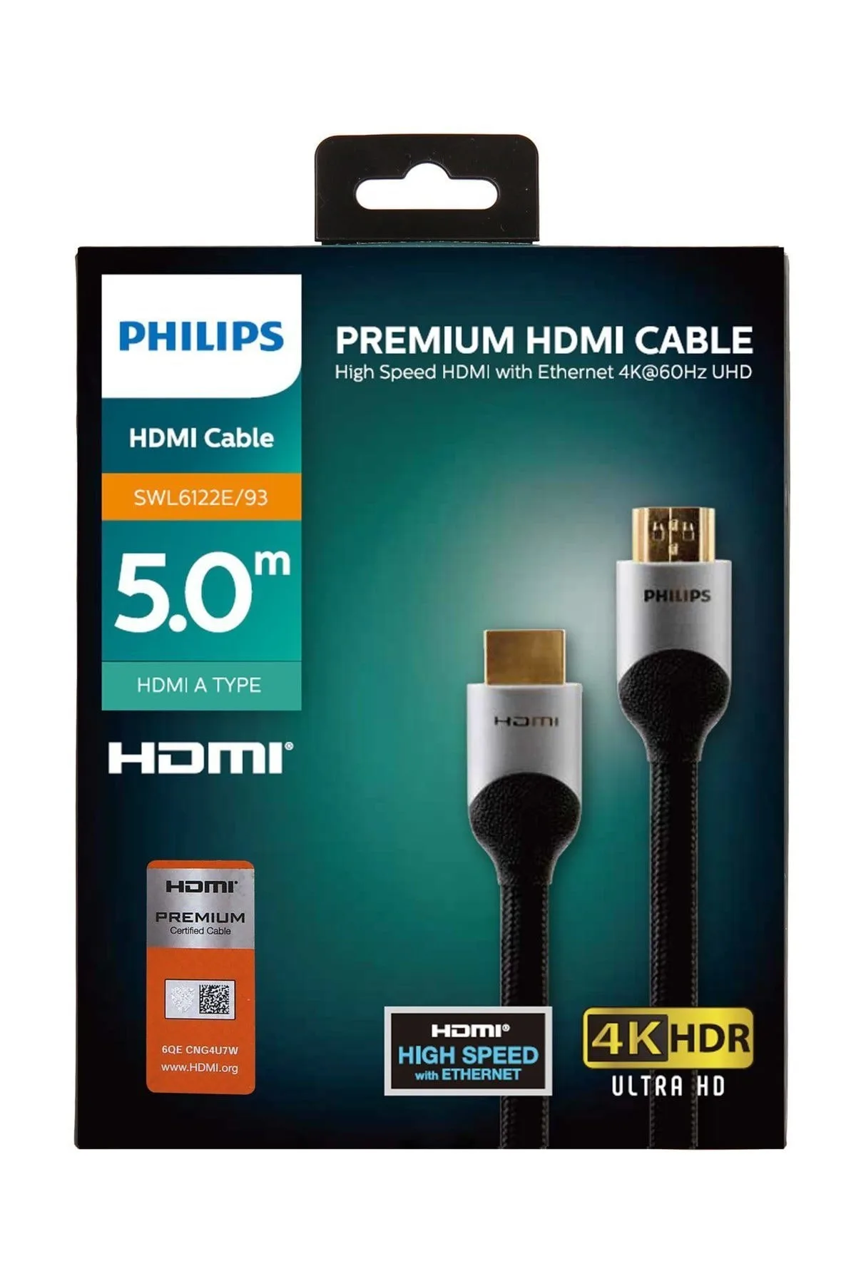 Philips HDMI Ultra HD 4K – 5 Metre